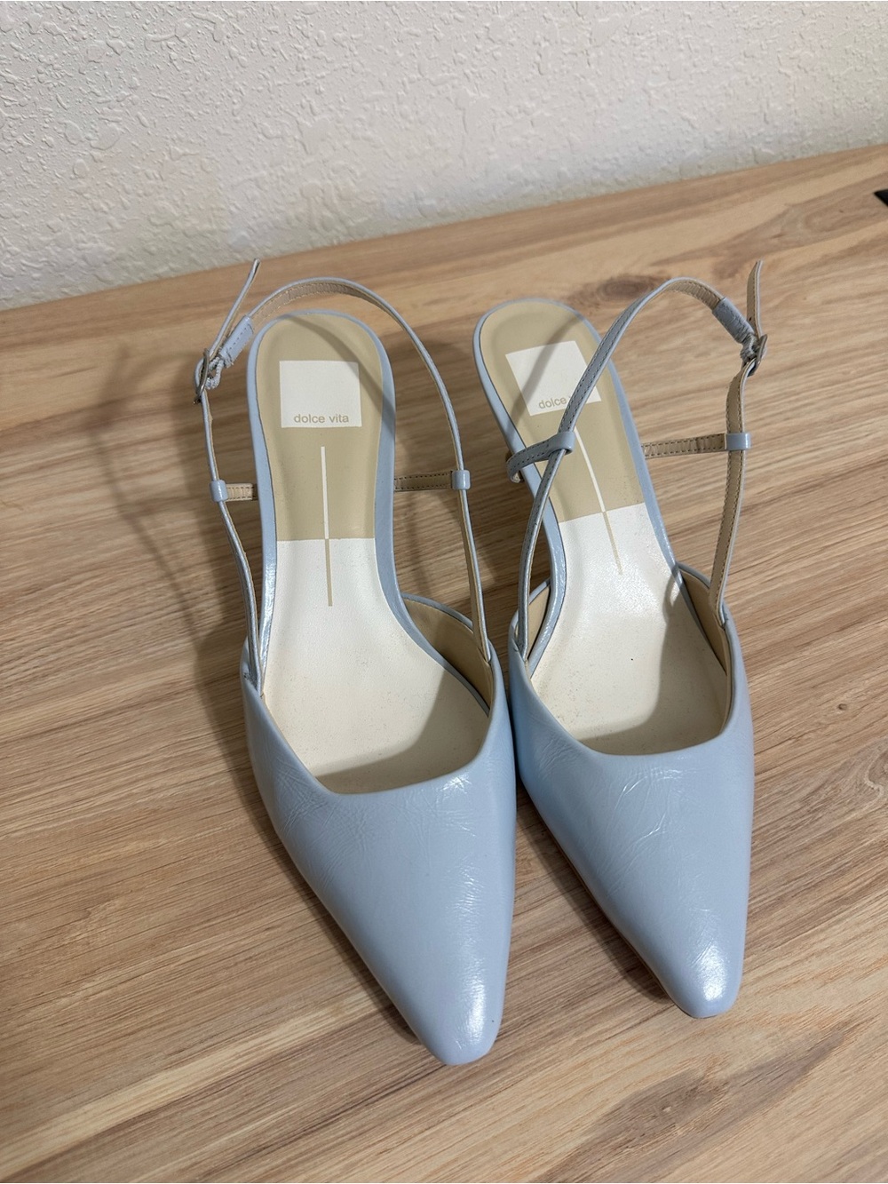 Dolce Vita Powder Blue Pointed Slingback Flats
